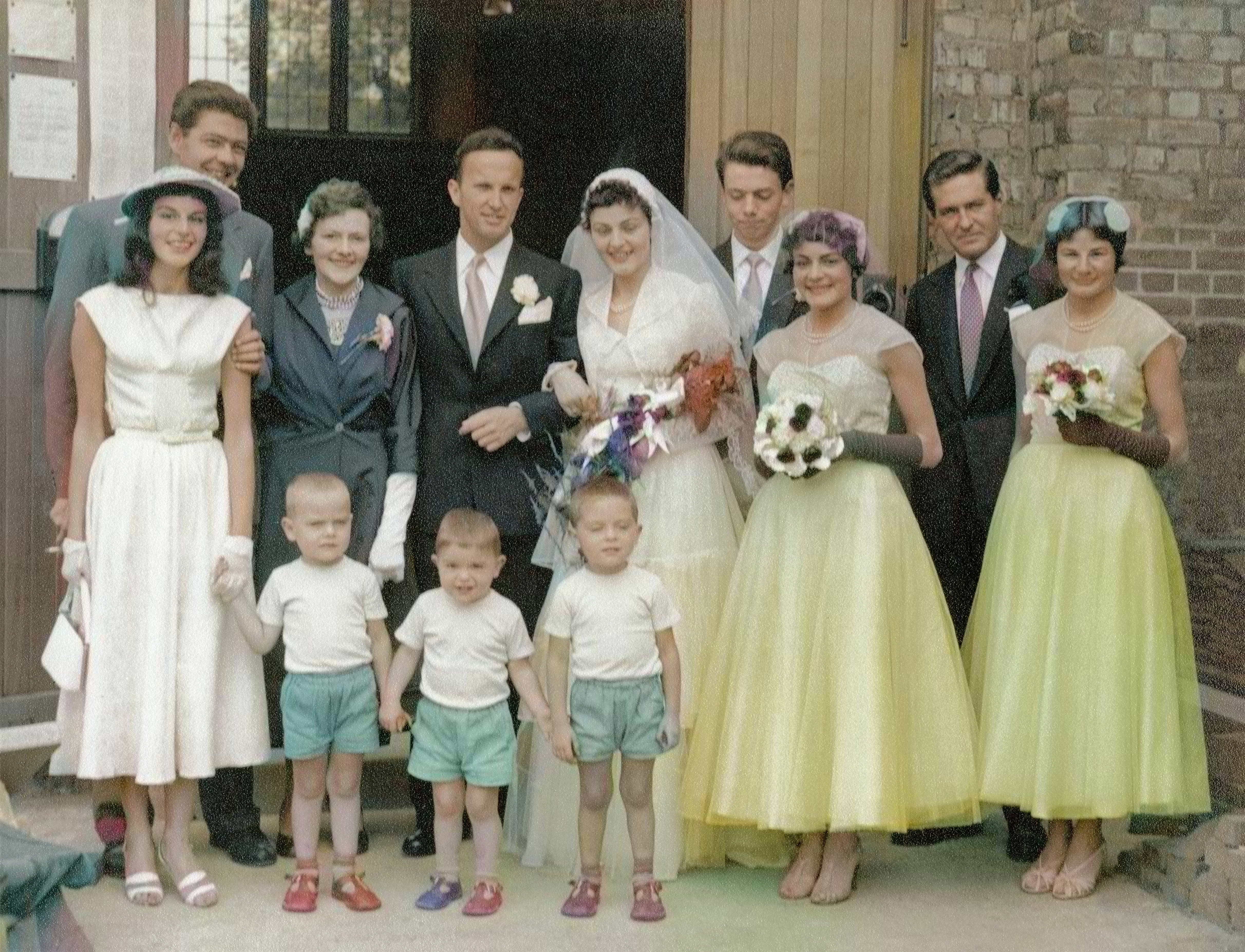 Mum & Dad wedding portrait #12